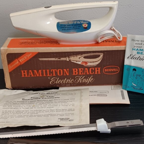 Vintage Hamilton Beach (Shovill) Electric Knife - Model 275-1 in Box